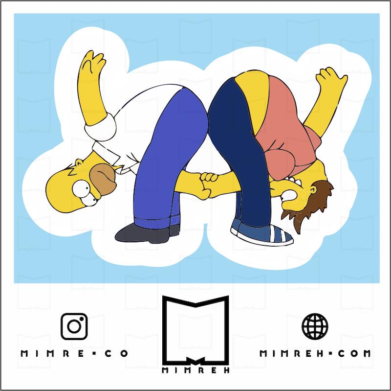 استیکر simpsons10-1