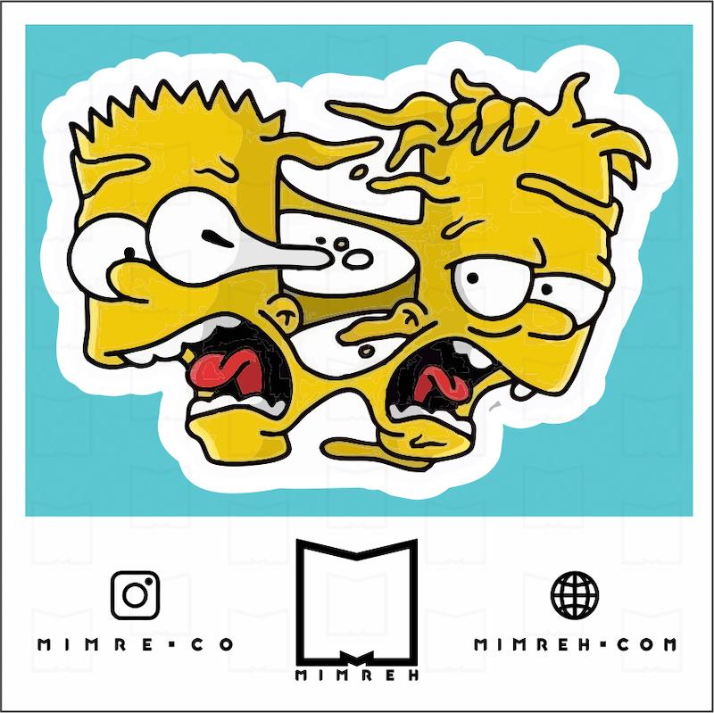 استیکر simpsons9-1