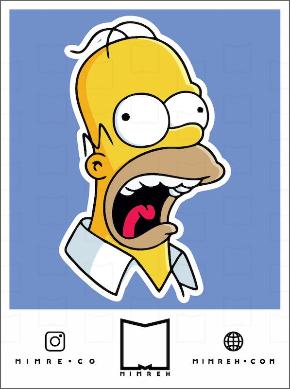 استیکر simpsons8-3