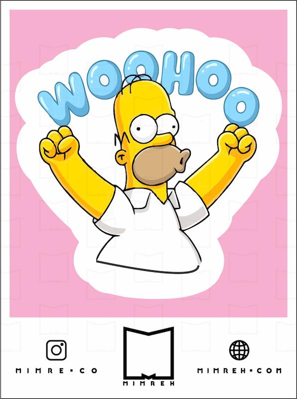 استیکر simpsons7-1
