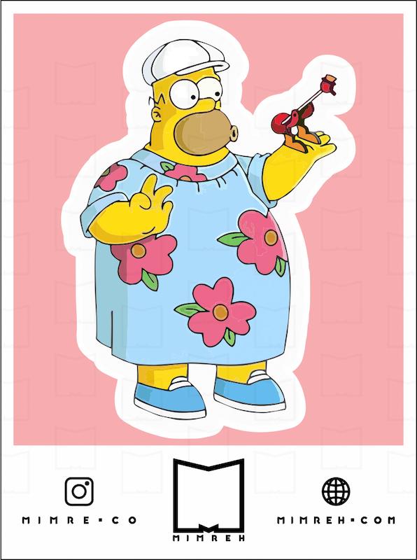 استیکر simpsons5-3