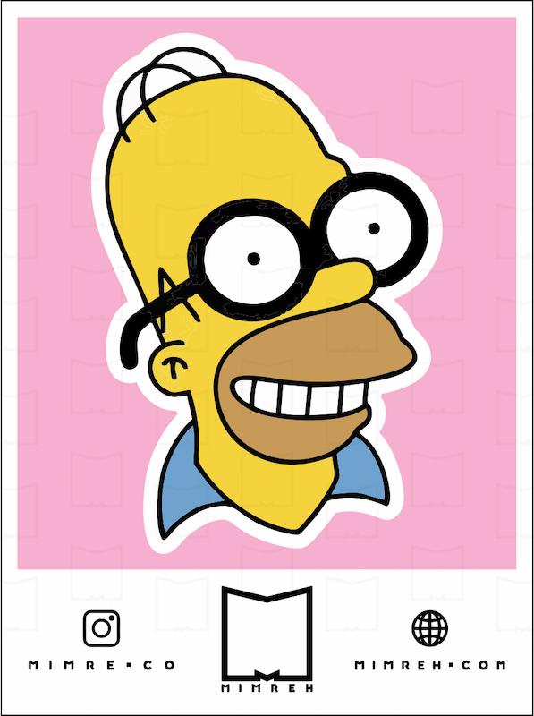 استیکر simpsons3-2
