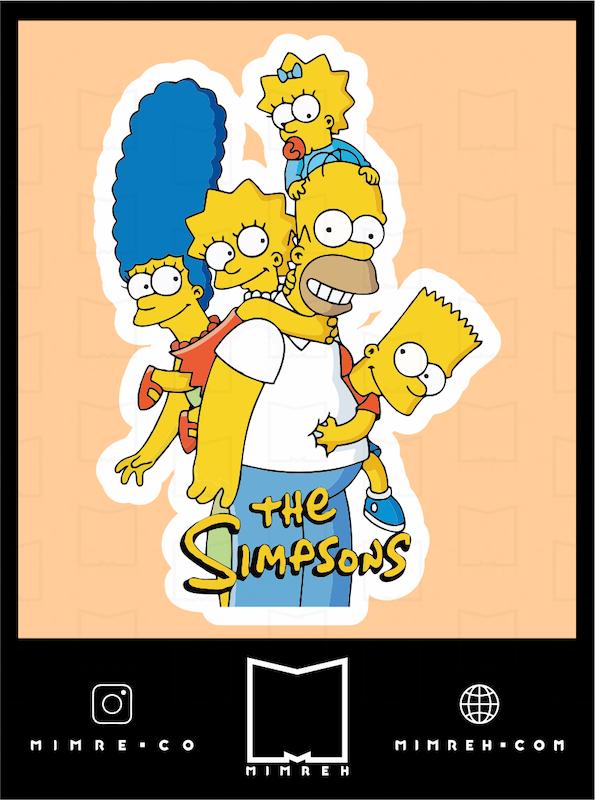 استیکر simpsons1-4