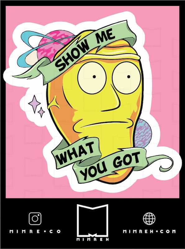 استیکرrickandmorty5-3