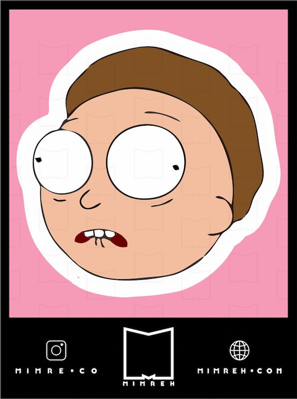 استیکرrickandmorty5-1
