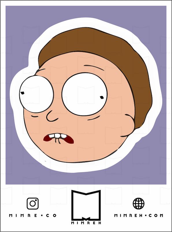 استیکر rickandmorty4-3
