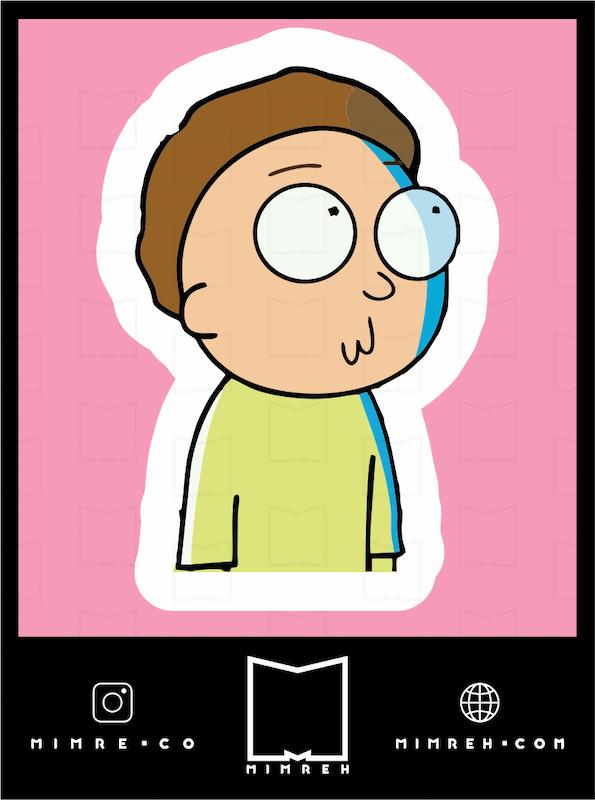 استیکر rickandmorty3-6