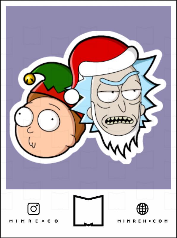 استیکر rickandmorty4-1