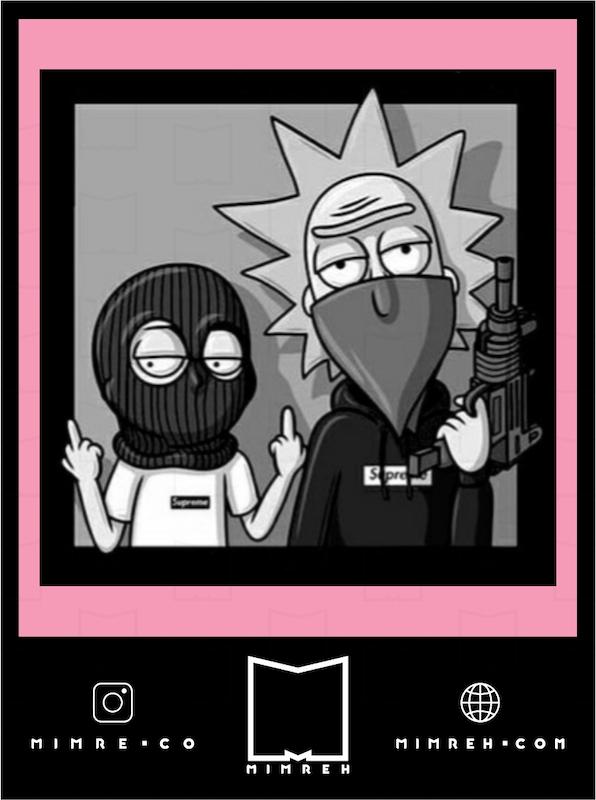استیکر rickandmorty3-4