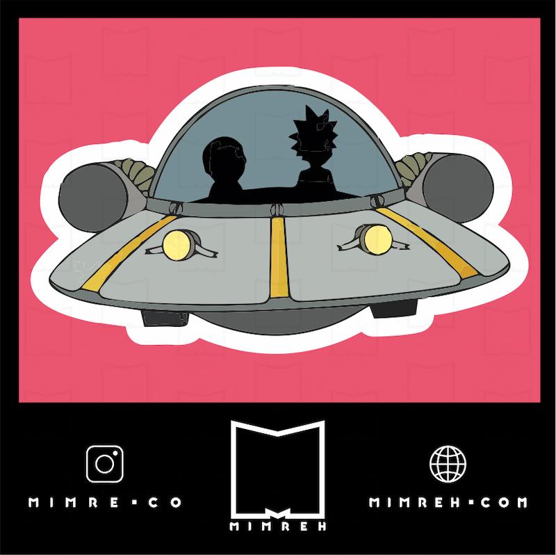 استیکر rickandmorty2-4