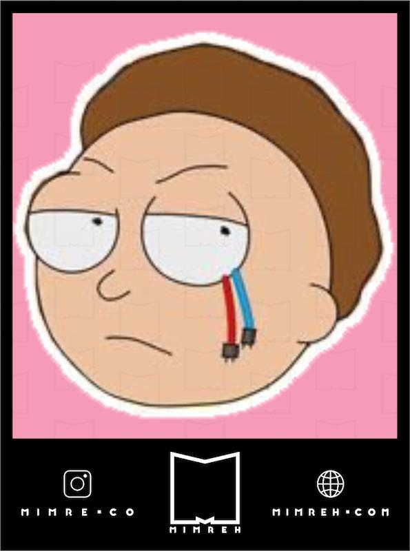 استیکر rickandmorty3-1