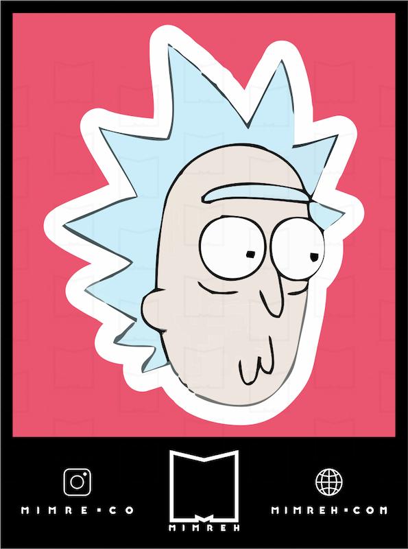 استیکرrickandmorty2-1