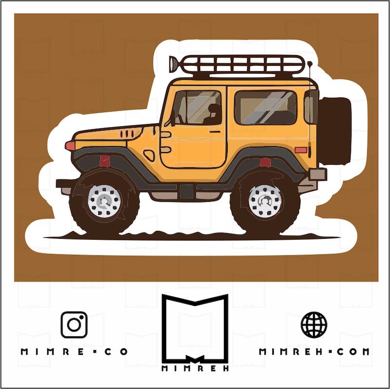 استیکر offroad adventure1-2