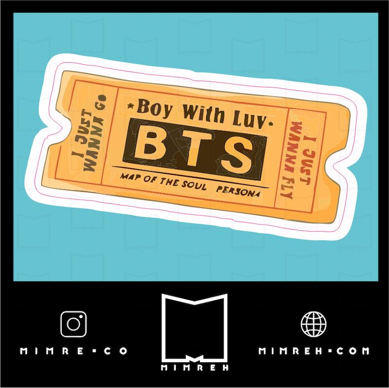 استیکر bts 4-5 kpop