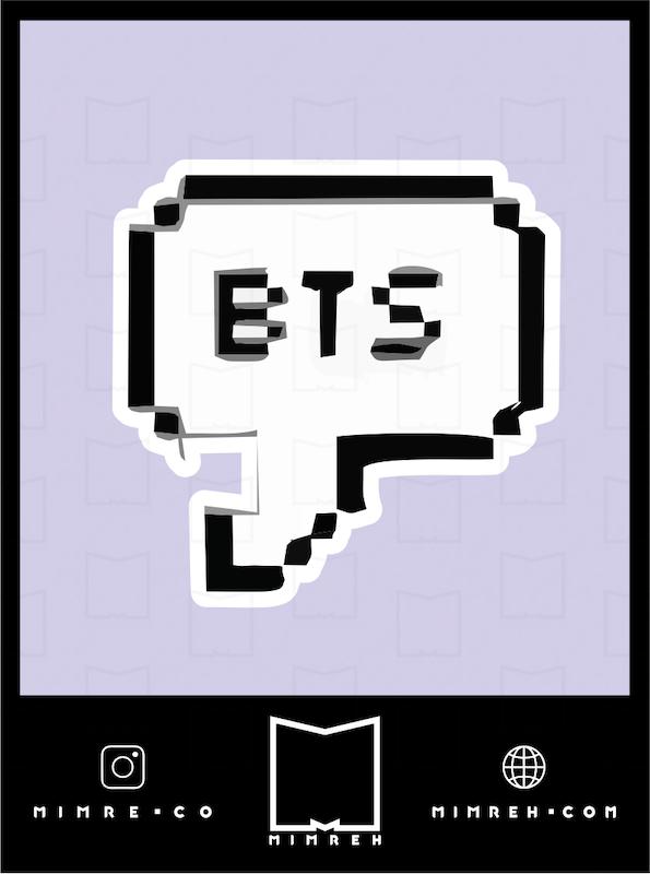 استیکر bts 3-4 kpop