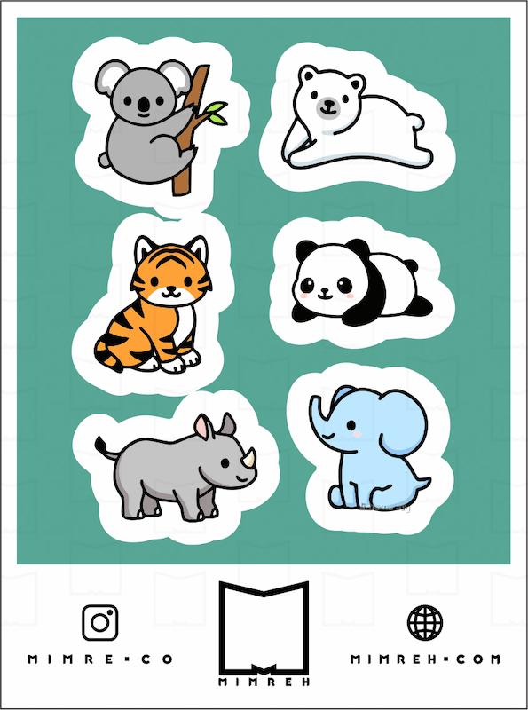 استیکر animals2-3