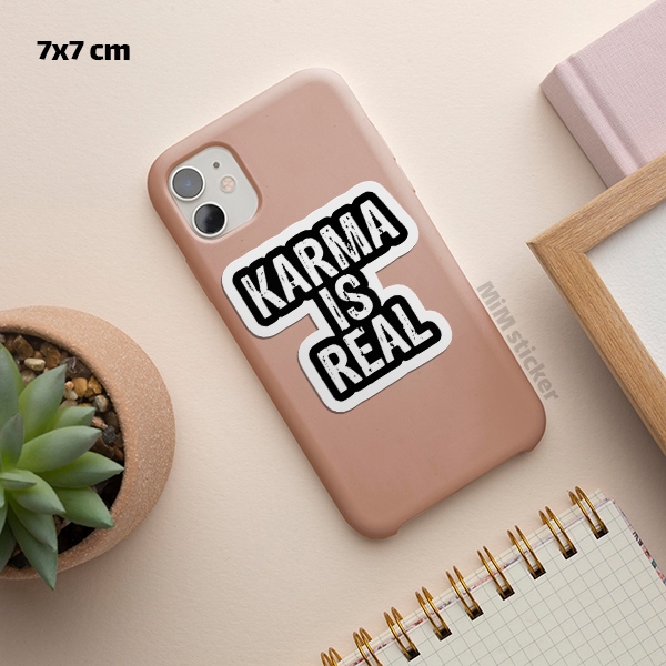 استیکر Karma is real 