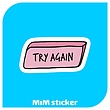 استیکر try again