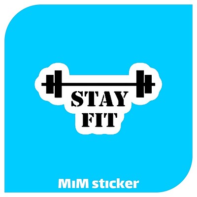 استیکر stay fit