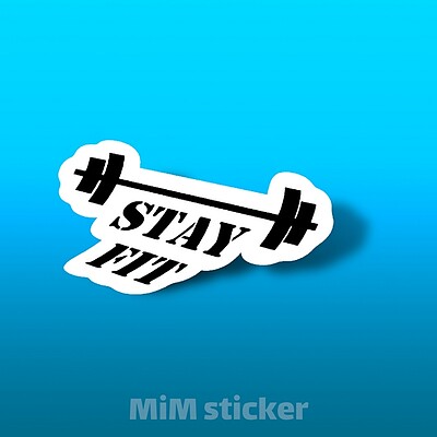 استیکر stay fit