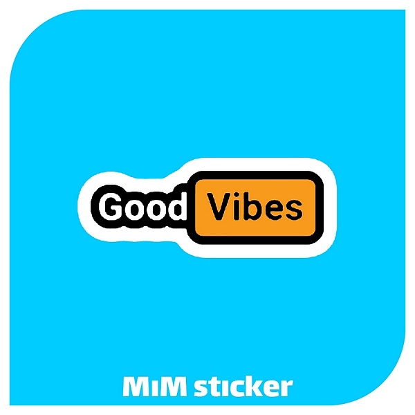استیکر Good vibes
