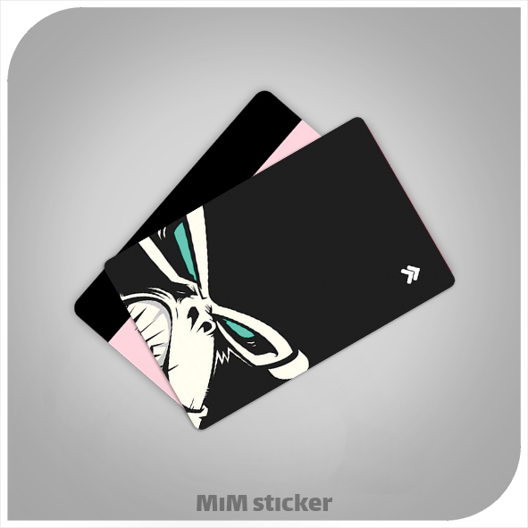 استیکر کارت بانکی خشن