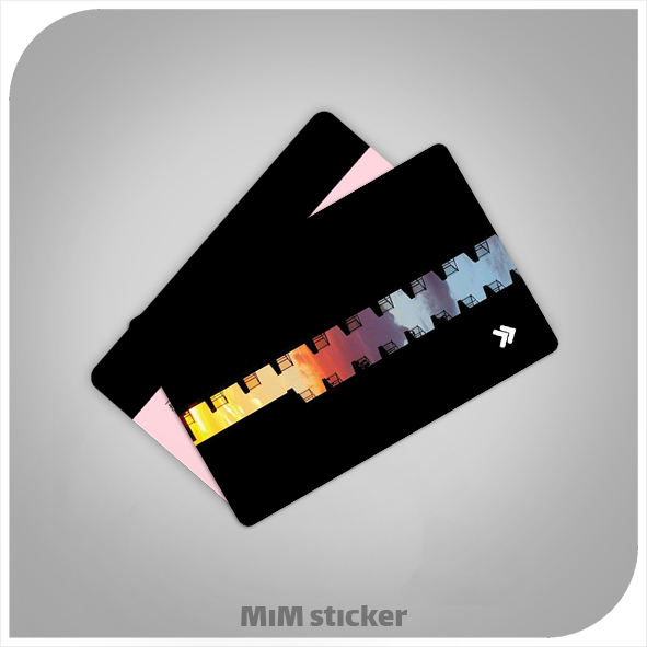 استیکر کارت بانکی غروب