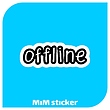 استیکر offline