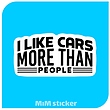 استیکر i like cars