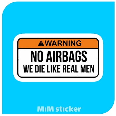 استیکر No airbag