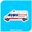استیکر آمبولانس
