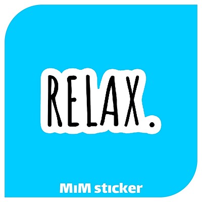 استیکر Relax