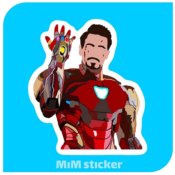 استیکر iron Man 