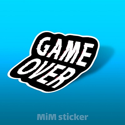 استیکر Game Over