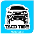 استیکر Taco time