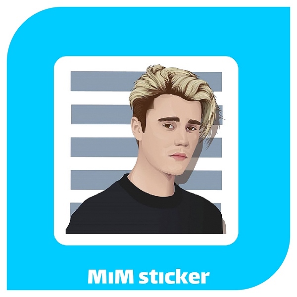 استیکر Justin Bieber