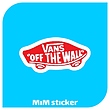 استیکر vans off the wall