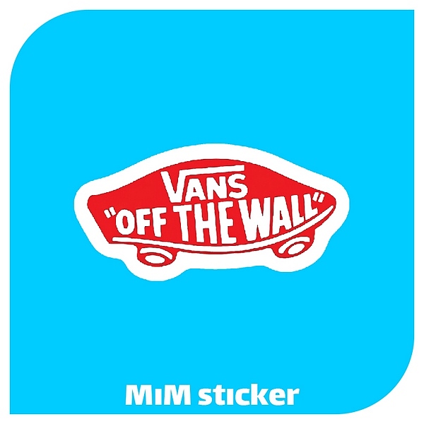 استیکر vans off the wall