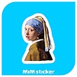 استیکر Johannes Vermeer 