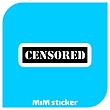 استیکر censored 