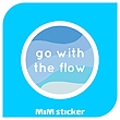 استیکر go with the flow