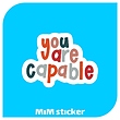 استیکر you are capable
