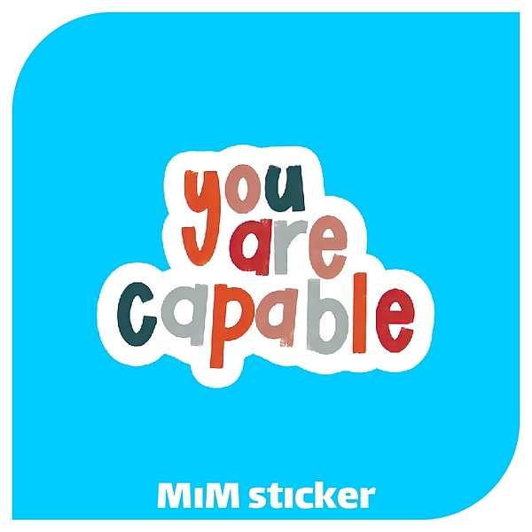 استیکر you are capable