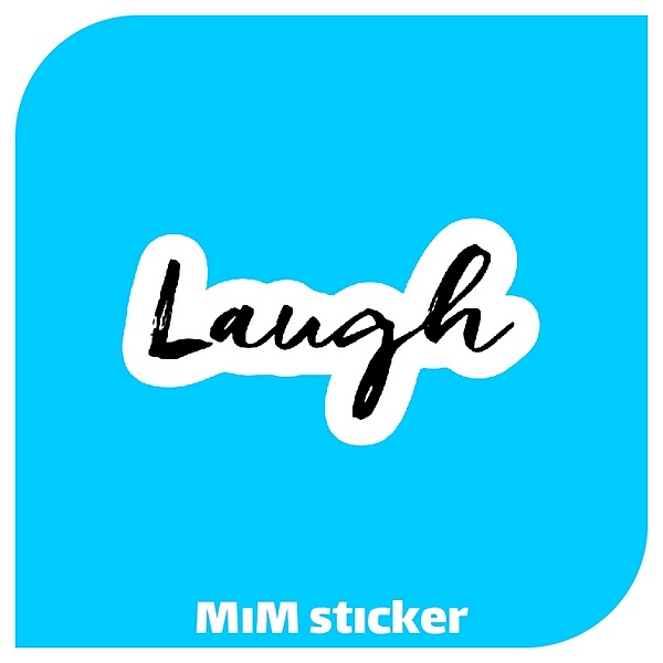 استیکر laugh