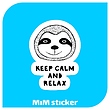 استیکر keep calm and relax