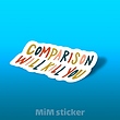 استیکرComparsion Will Kill you