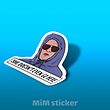 استیکر she doesn't ever go here