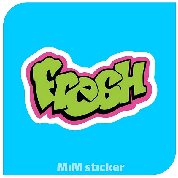 استیکر Fresh