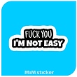 استیکر i'm not easy
