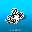 استیکر boy bye